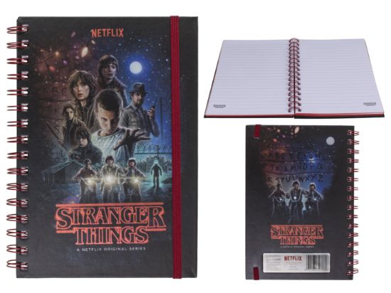 A5 Bilježnica Pyramid - Stranger Things (One Sheet) Metallic