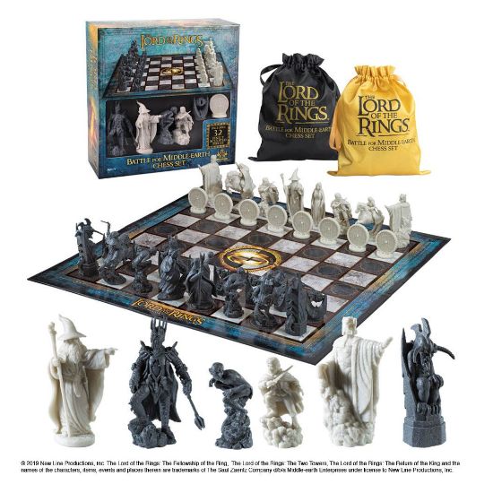 Šah Set Noble Collection - The Lord of The Rings - Battle For Middle-Earth