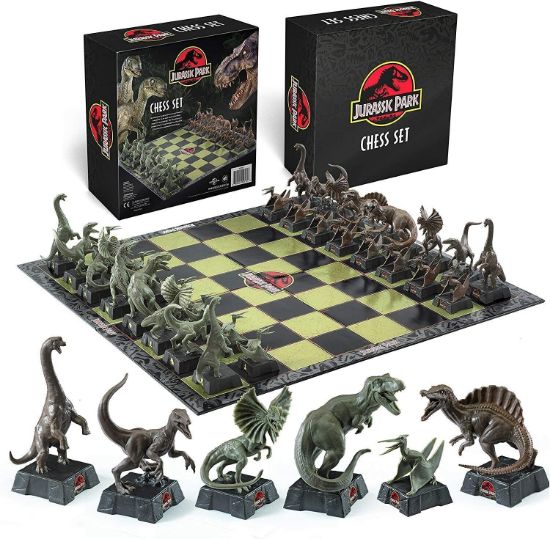 Šah Set Noble Collection - Universal - Jurassic Park