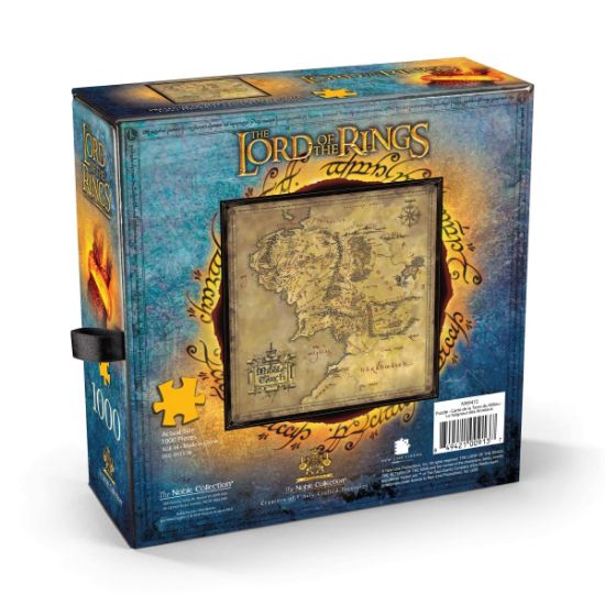 Noble Collection - LORD OF THE RINGS - Middle-Earth Map Puzzle