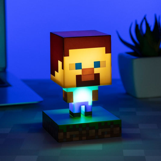 Ukrasna Lampa Paladone - Minecraft Steve Icon V2