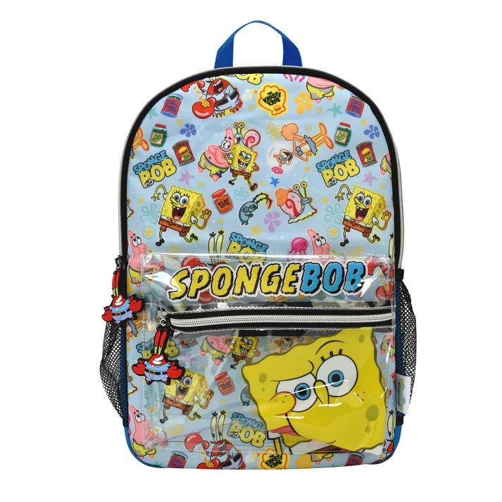 Ruksak Blue Sky - Sponge Bob - Pattern