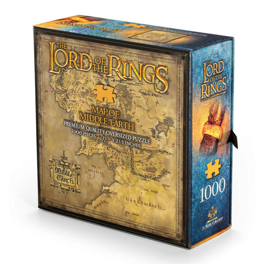 Noble Collection - LORD OF THE RINGS - Middle-Earth Map Puzzle