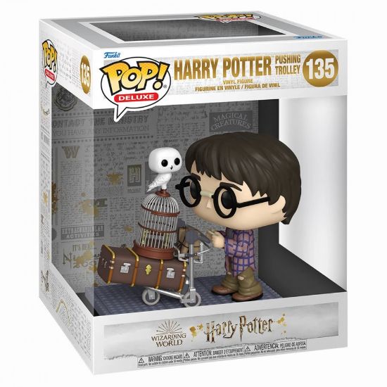 Figura Funko POP DELUXE: Harry Potter Anniversary- Harry Pushing Trolley