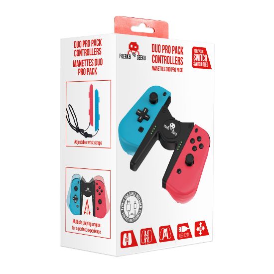 Nintendo Switch Joy-Con Kontroleri F&G Bluetooth Duo Pro Pack - Plavi/Crveni