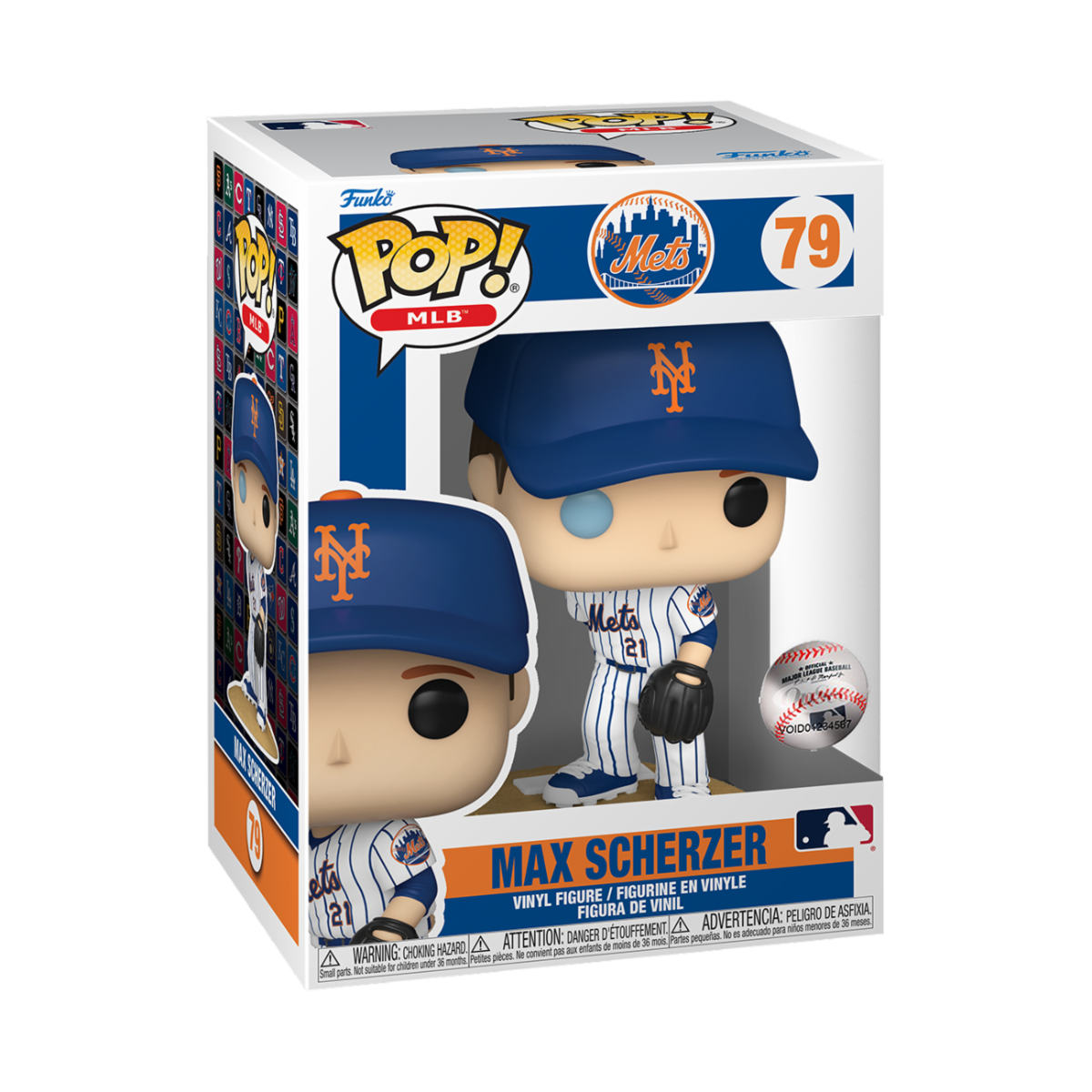 Figura Funko POP MLB: METS - MAX SCHERZER (HOME JERSEY)