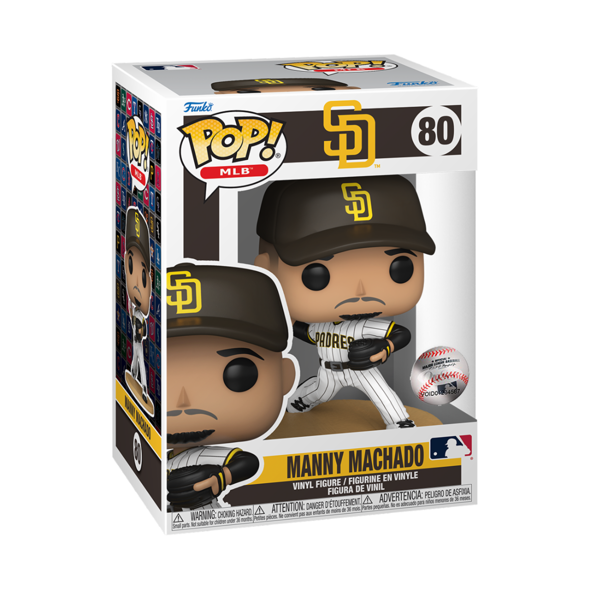 Figura Funko POP MLB: PADRES - MANNY MACHADO (HOME JERSEY)