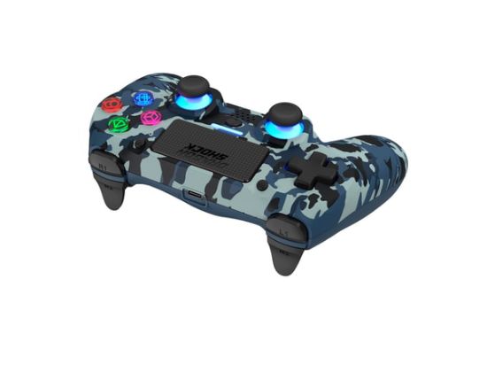 Kontroler Dragonshock Mizar Wireless - Plavi Camo - PS4, PC, Mobitel