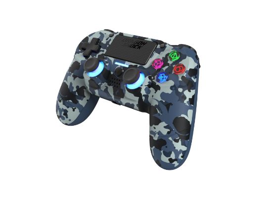 Kontroler Dragonshock Mizar Wireless - Plavi Camo - PS4, PC, Mobitel