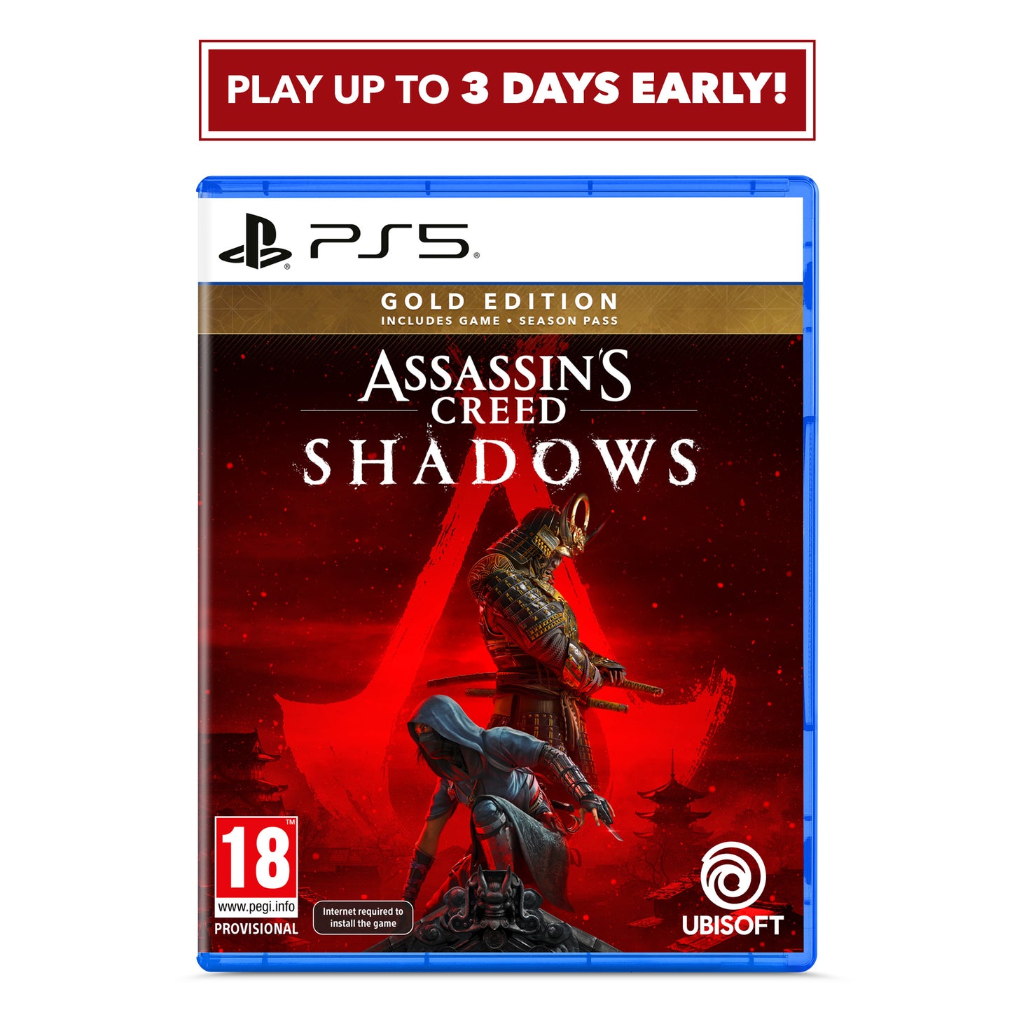 Assassins Creed Shadows - Gold Edition PS5 (Prednarudžba)