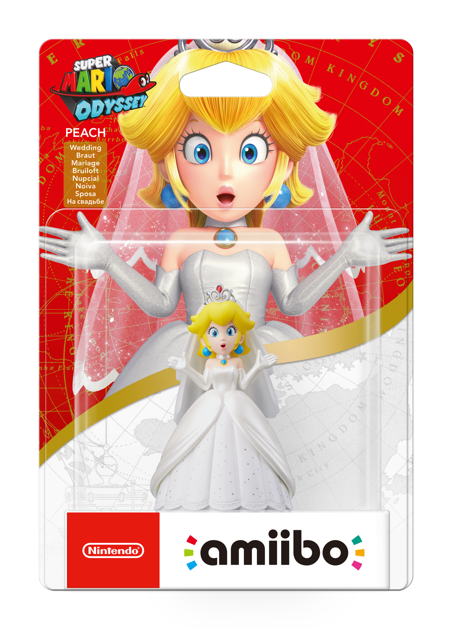 Figura Amiibo Princess Peach (Super Mario Odyssey)