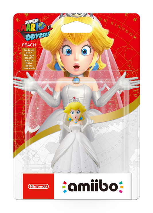 Figura Amiibo Princess Peach (Super Mario Odyssey)