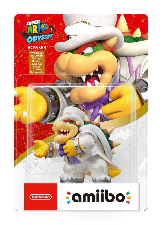 Figura Amiibo Bowser (Super Mario Odyssey)