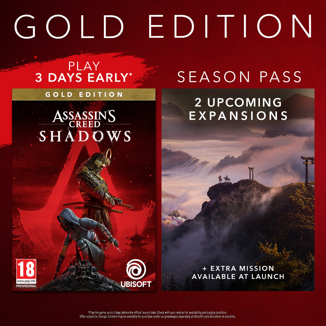 Assassins Creed Shadows - Gold Edition PS5 (Prednarudžba)