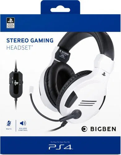 Bigben PS4 Stereo Gaming Slušalice v3 - Bijele