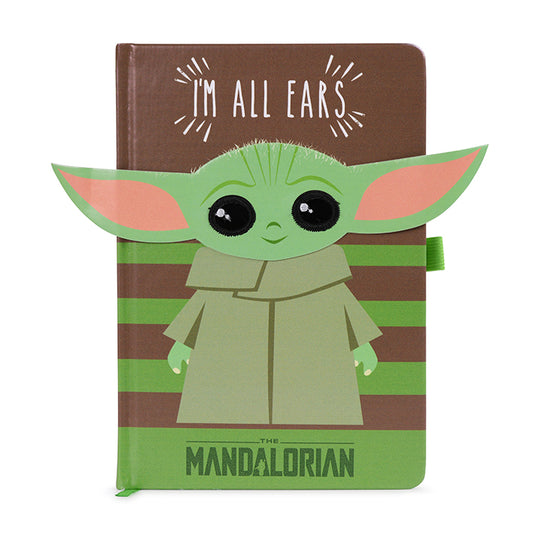 A5 Bilježnica Pyramid Star Wars - The Mandalorian (I'm All Ears Green)