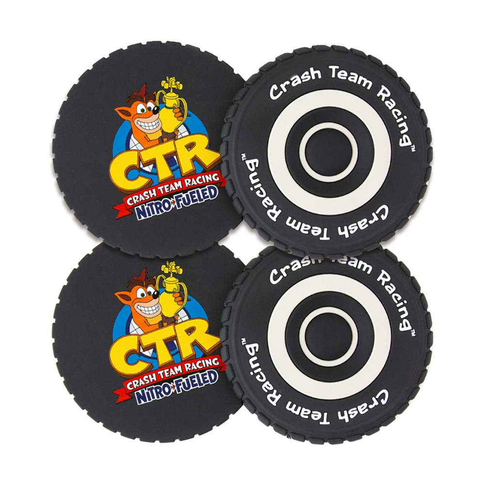 Silikonske Podloge Official Crash Team Racing Nitro-Fueled Tyre Coasters