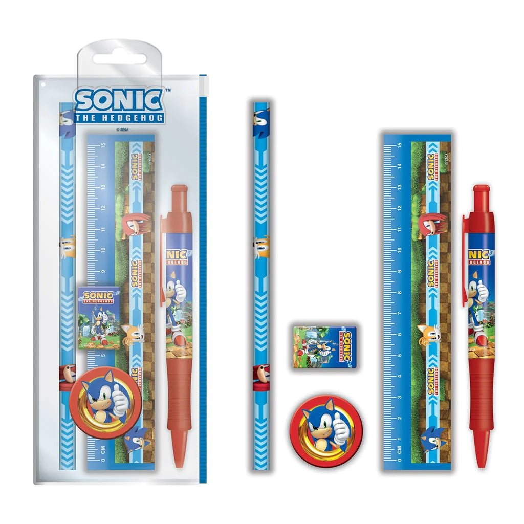 Set Za Pisanje Pyramid - Sonic The Hedgehog (Golden Rings)