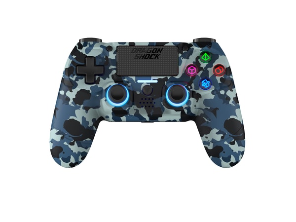 Kontroler Dragonshock Mizar Wireless - Plavi Camo - PS4, PC, Mobitel