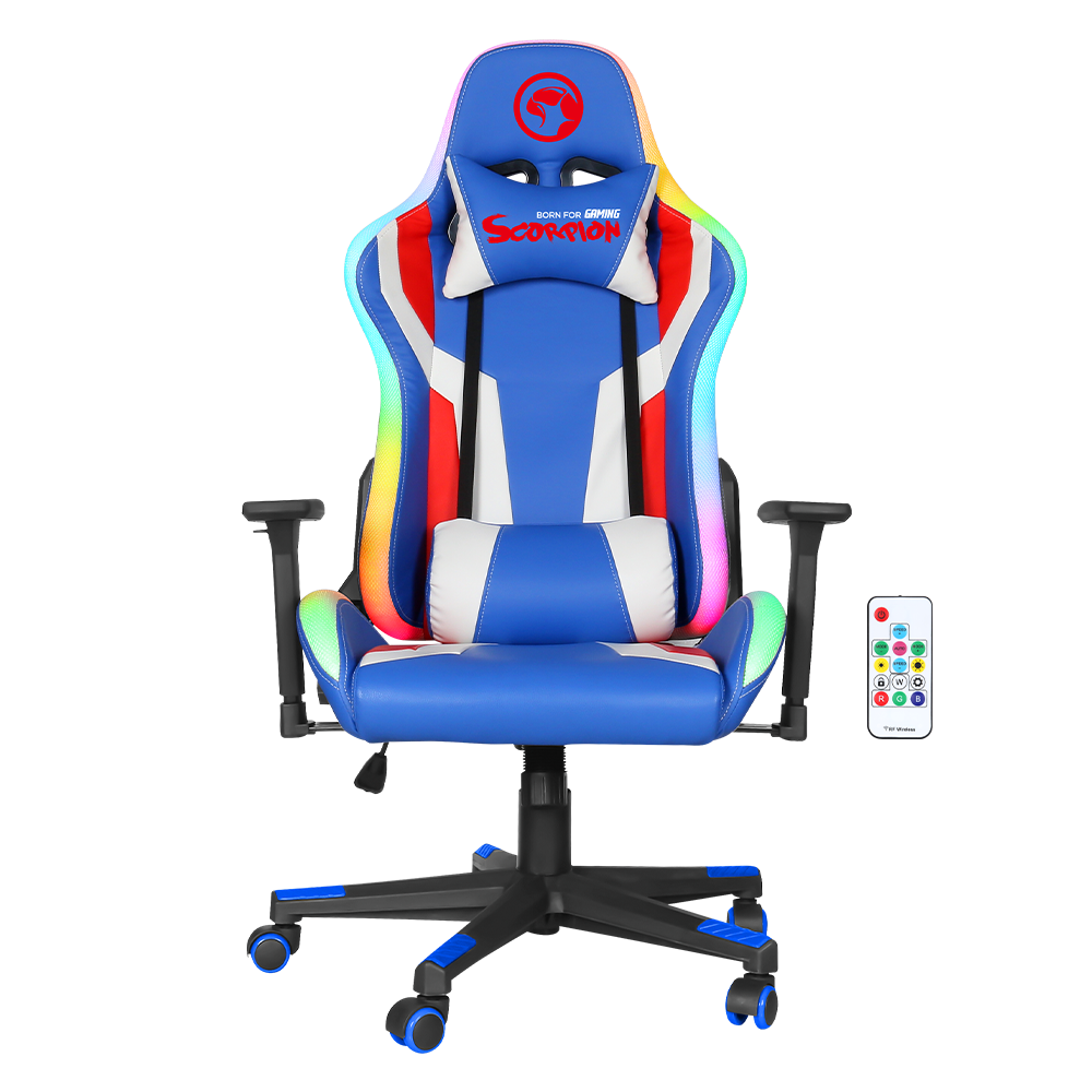 Gaming Stolica Marvo CH-128BL RGB Svijetla U Naslonu