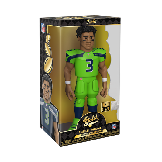 Figura Funko POP GOLD 12 NFL: SEAHAWKS - RUSSELL WILSON