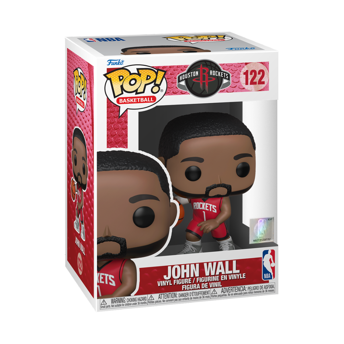 Figura Funko POP NBA: CELTICS - ROCKETS-JOHNWALL(RED JERSEY)