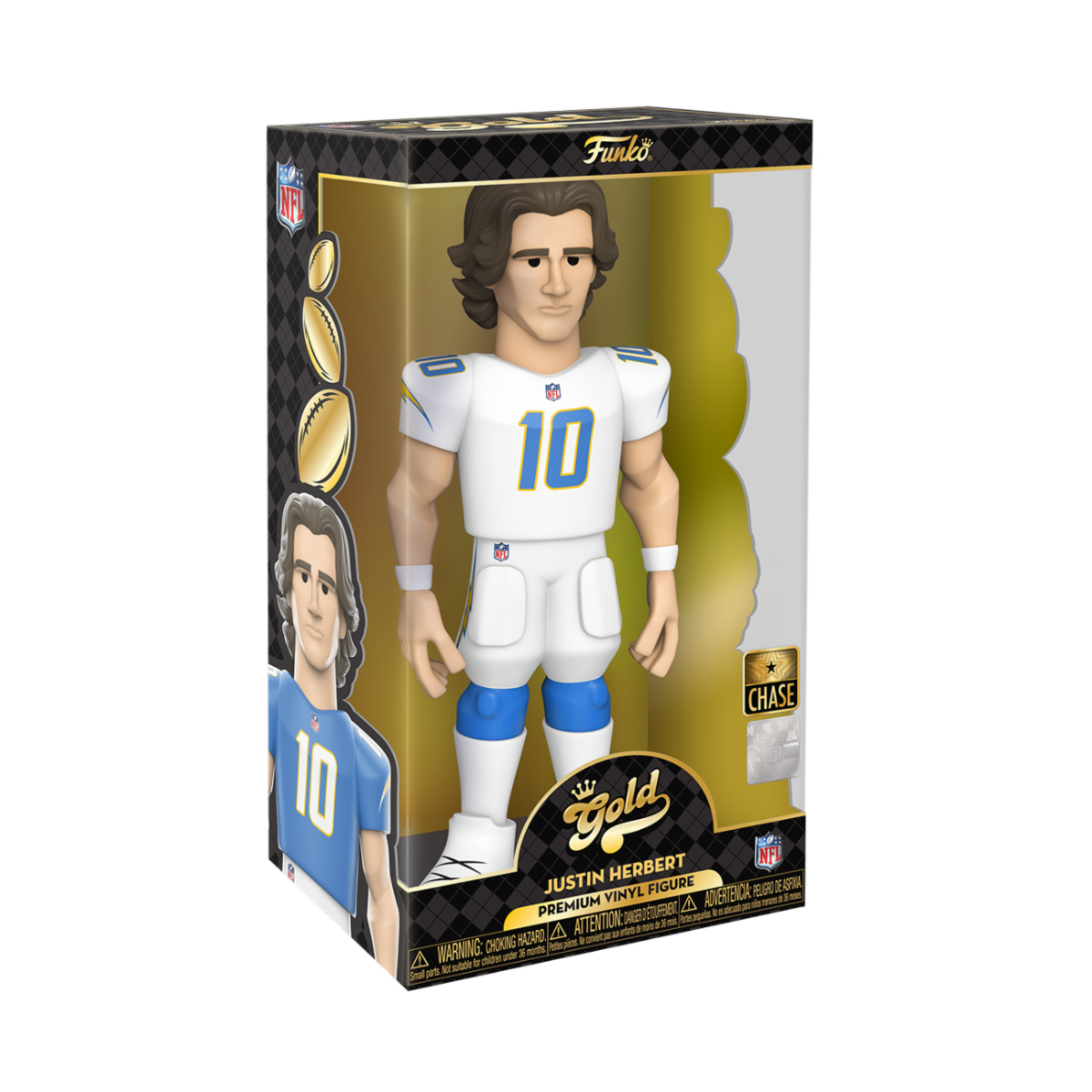 Figura Funko POP GOLD 12 NFL: CHARGERS - JUSTIN HERBERT