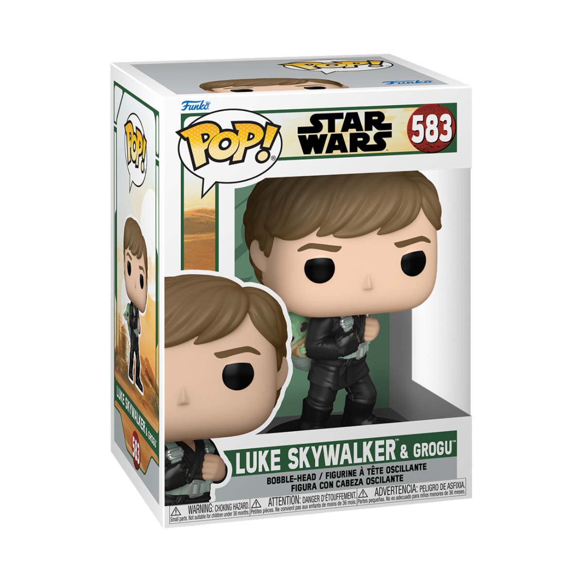 Figura Funko POP Star Wars - Luke Skywalker & Grogu