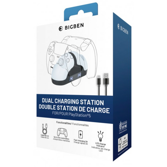 Bigben Dual Charging Station V3 (2 x Dualsense PS5 Controller)