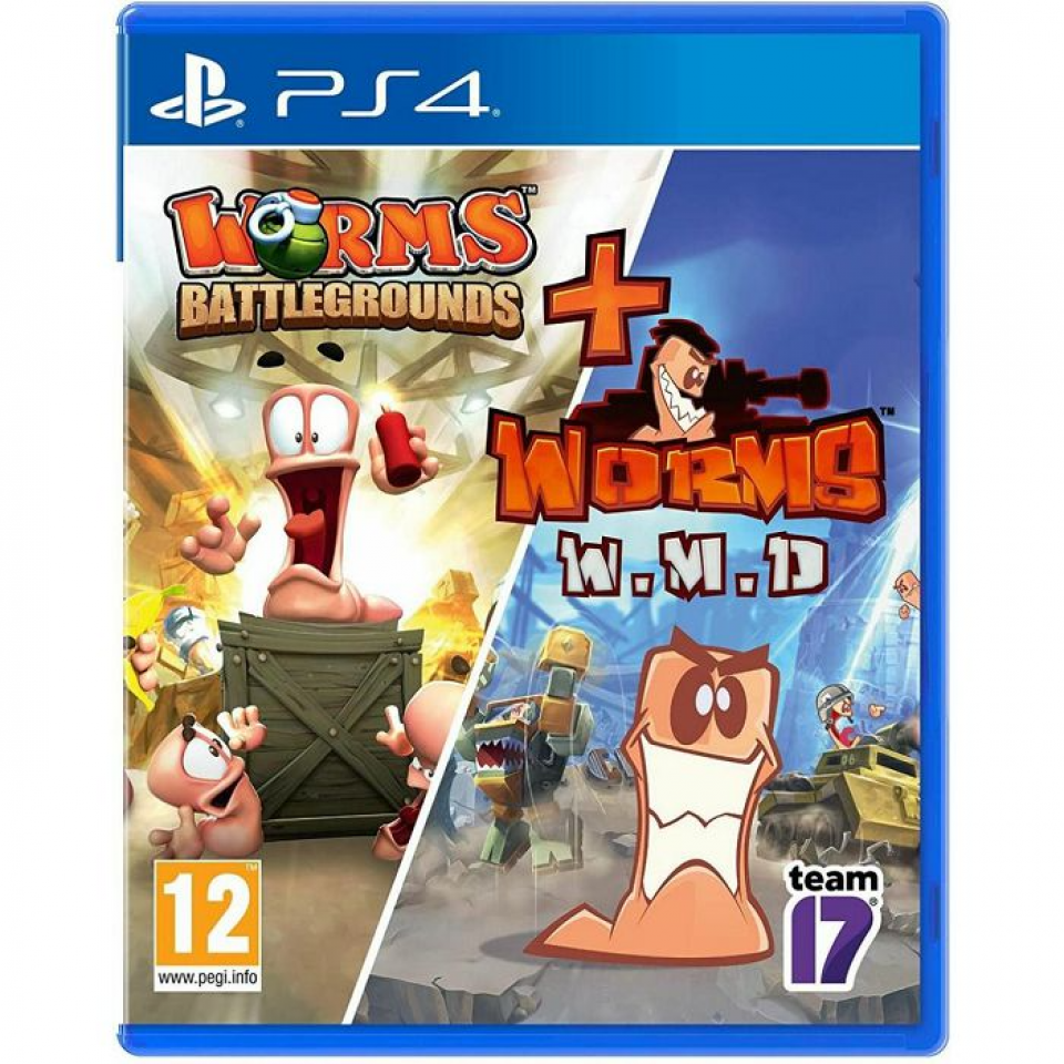 Worms Battlegrounds + Worms Weapons of Mass Destruction PS4